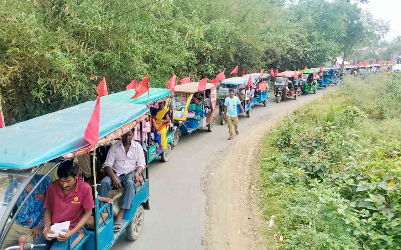 কৃষি সংকটের জ্বলন্ত প্রশ্ন তুলে ধরে পূর্বস্থলীতে নির্বাচনী প্রচার