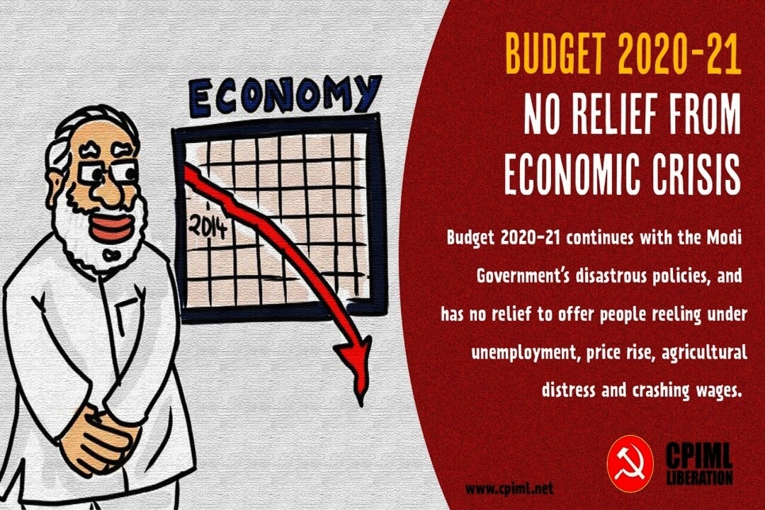 Budget 2020-21: No Relief From Economic Crisis