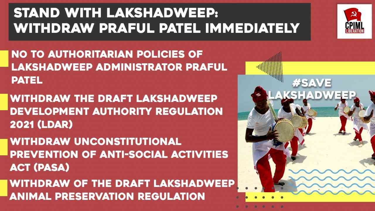 Stand With Lakshadweep: Withdraw Praful Patel Immediately