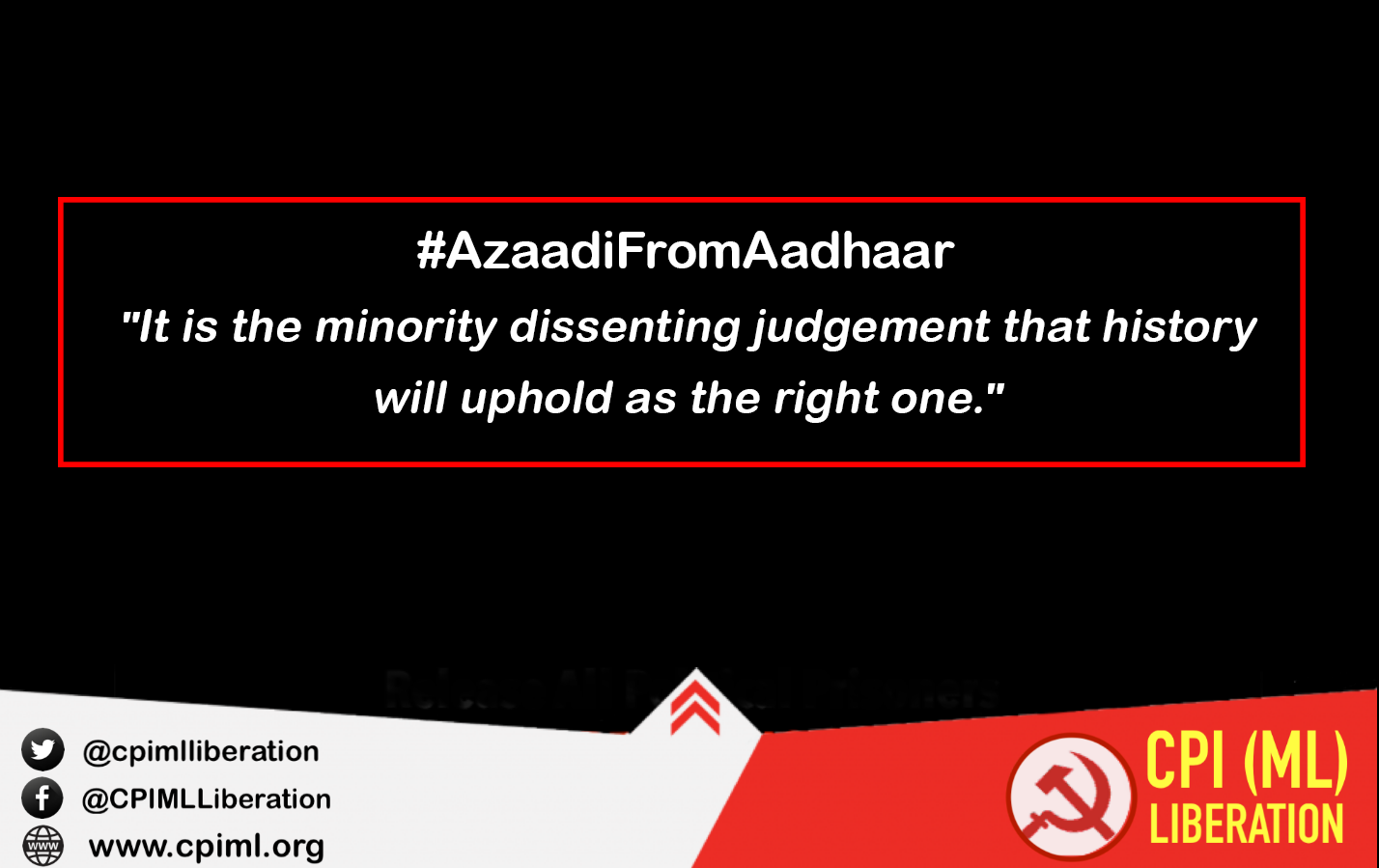 On Aadhaar Verdict