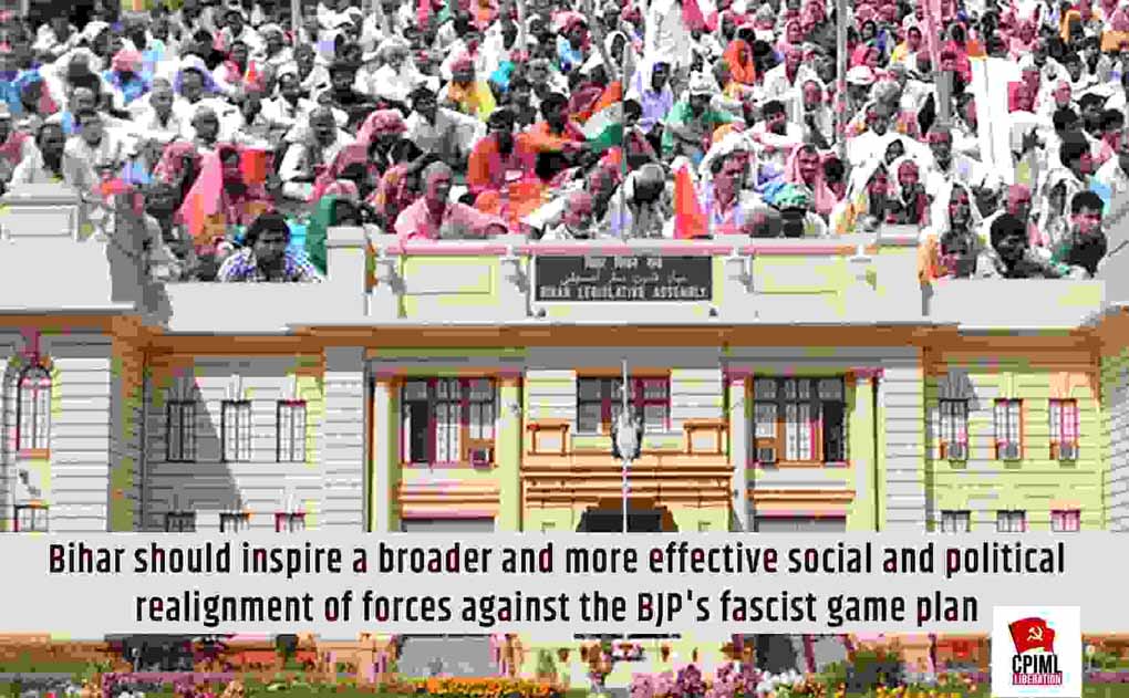 Bihar developments should inspire a broader and more effective social and political realignment of forces against the BJP's fascist game plan