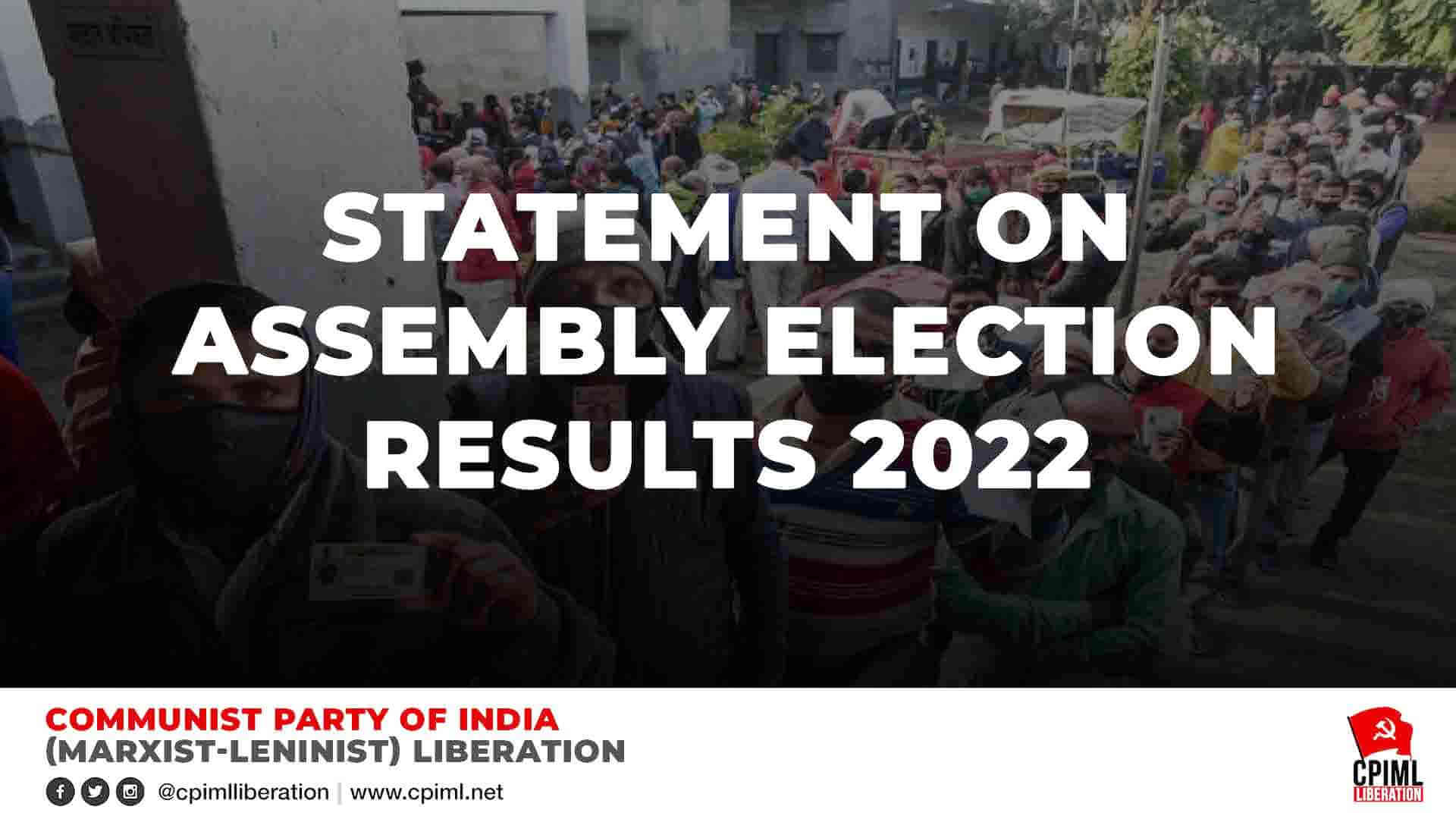 Statement on Assembly Election Results 