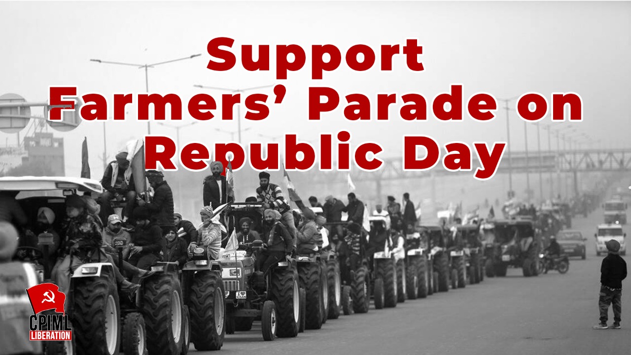 Support Farmers’ Parade on Republic Day